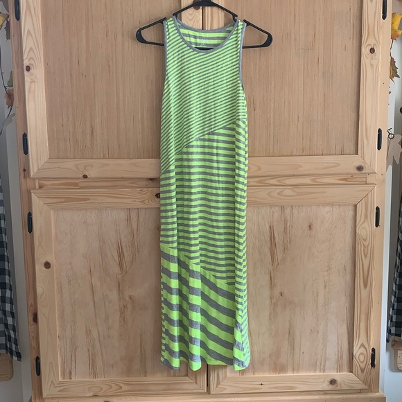 Kid Pik striped maxi dress size L 12 - Picture 1 of 3